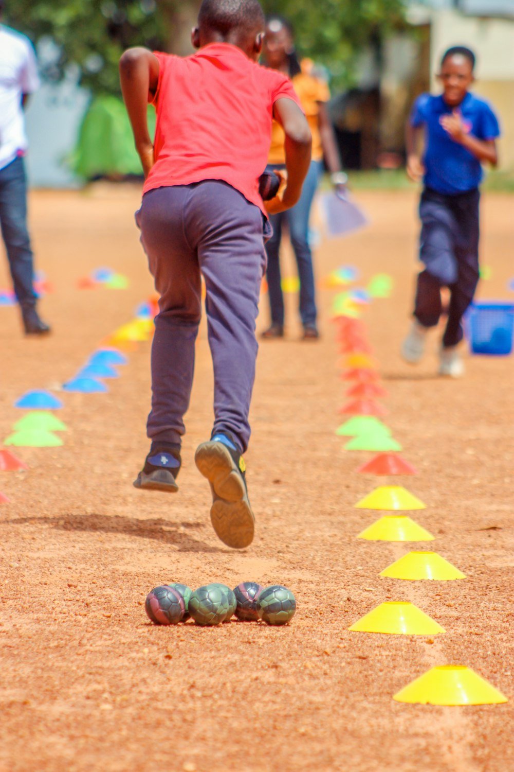 Young people enjoying a fundraising event together